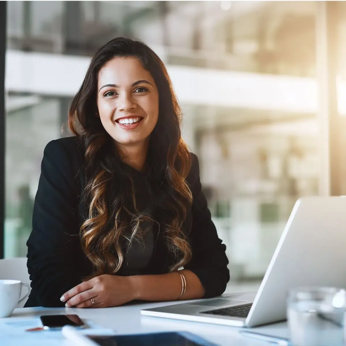 Professional client presentation setup showing 3D element integration